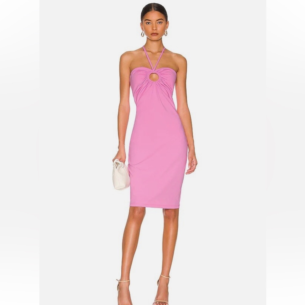 Susana Monaco Halter Midi Dress